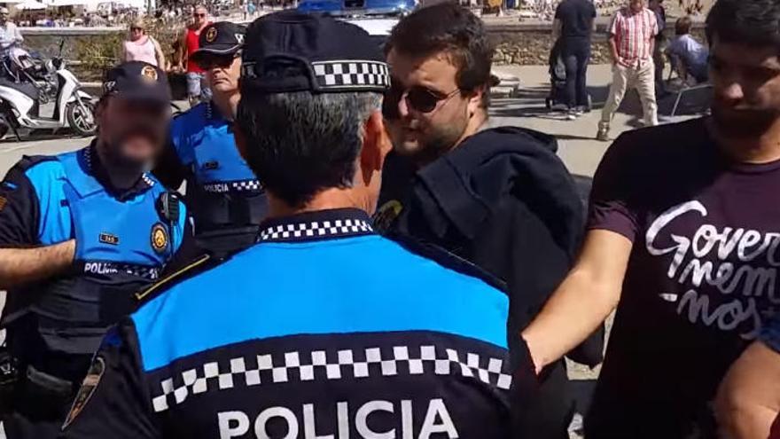 Imatge d&#039;arxiu d&#039;agents de la Policia Local de Sitges |