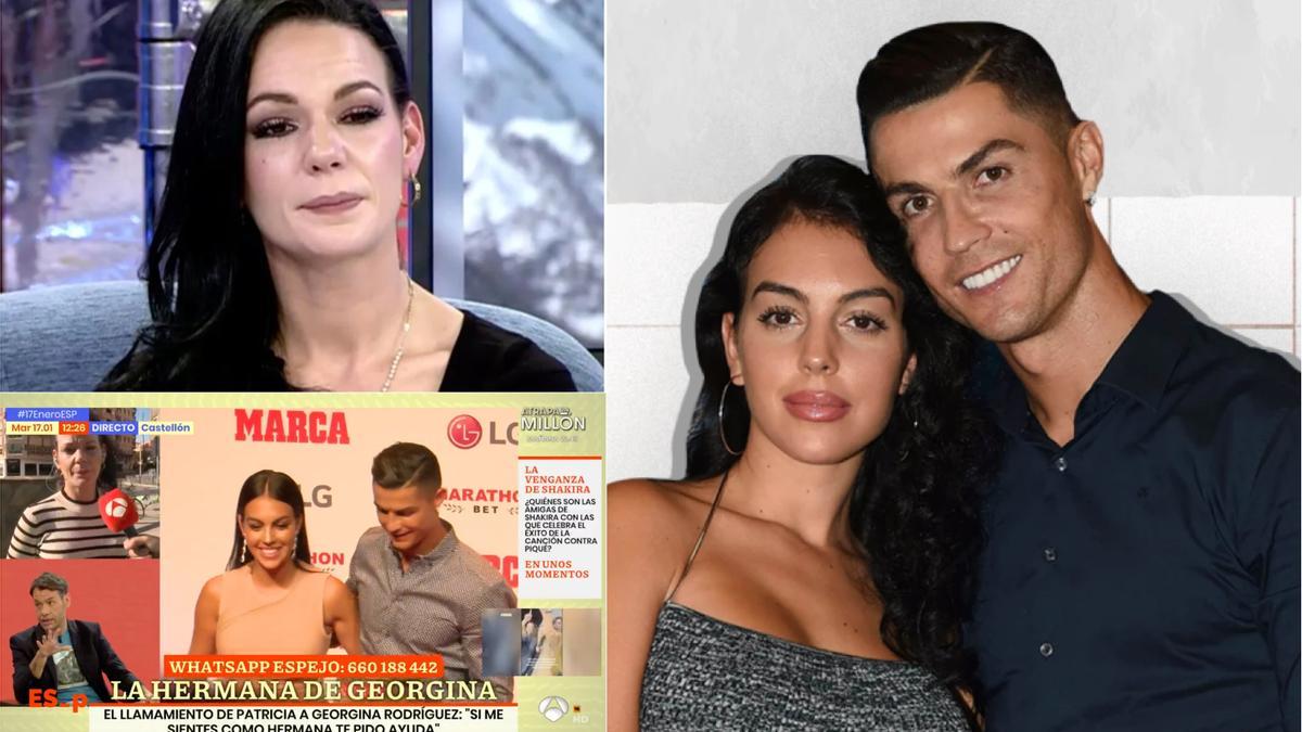 Patricia reaparece en televisión para pedir ayuda a Georgina, la pareja de Cristiano Ronaldo