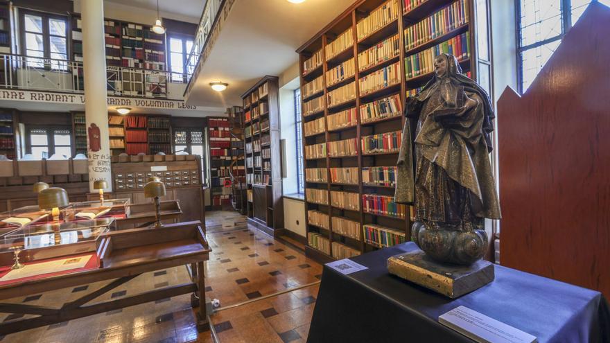 Santa Teresa, protagonista de la exposición de literatura y arte del Seminario de Oviedo