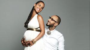 Alicia Keys y su marido actor y músico Swizz Beatz.