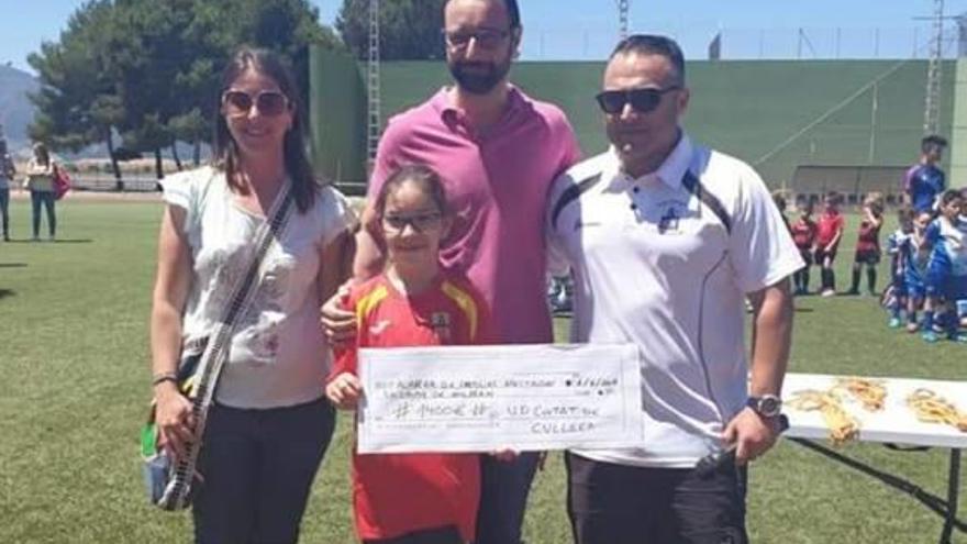 Momento de la jornada deportiva solidaria en Cullera.