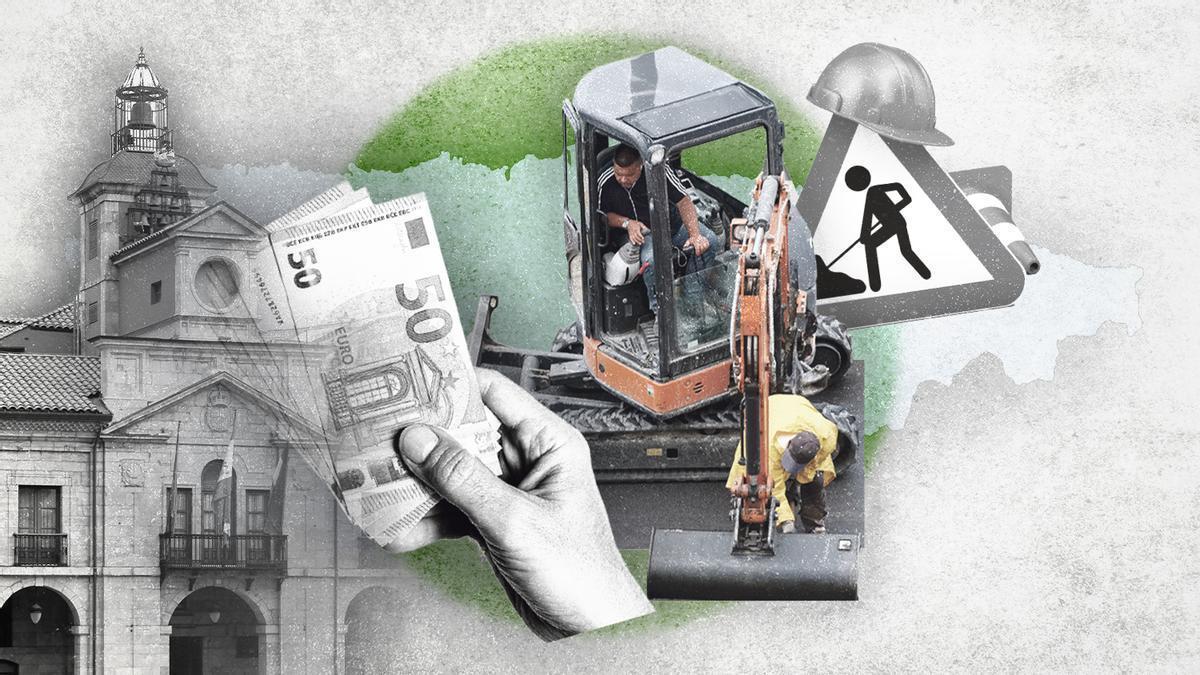 Los consistorios de la región, con millones en sus cuentas, denuncian el impedimento para invertir en infraestructuras y servicios.