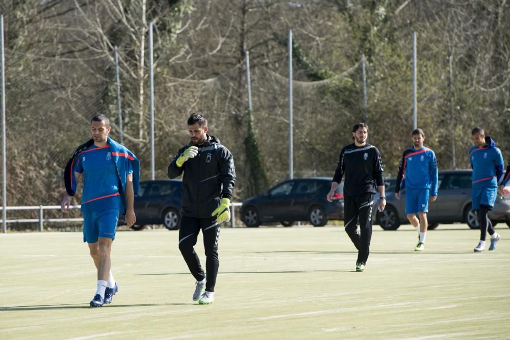 Generelo dirige su primer entrenamiento del Real Oviedo