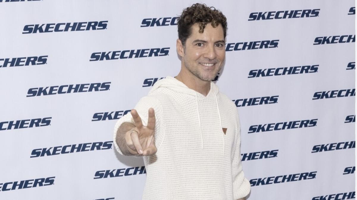 David Bisbal, en la presentación de Skechers