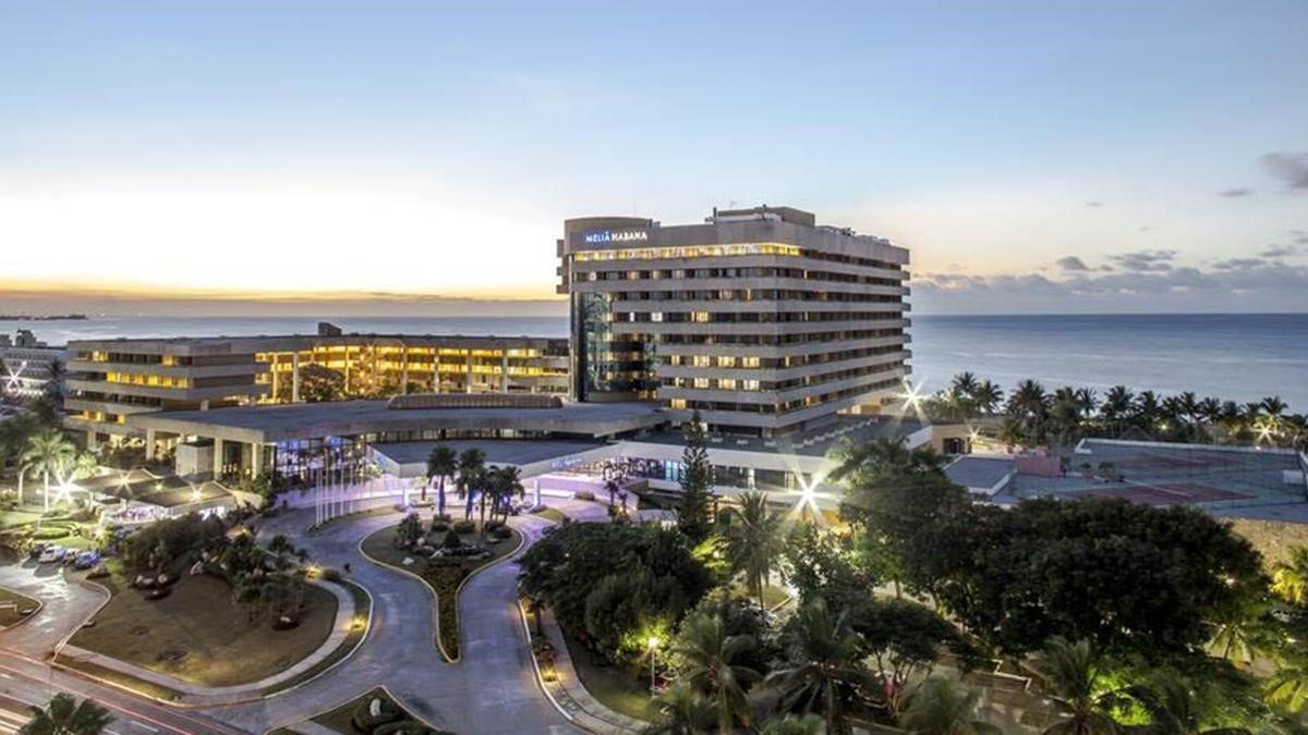 El Hotel Meliá de La Habana.