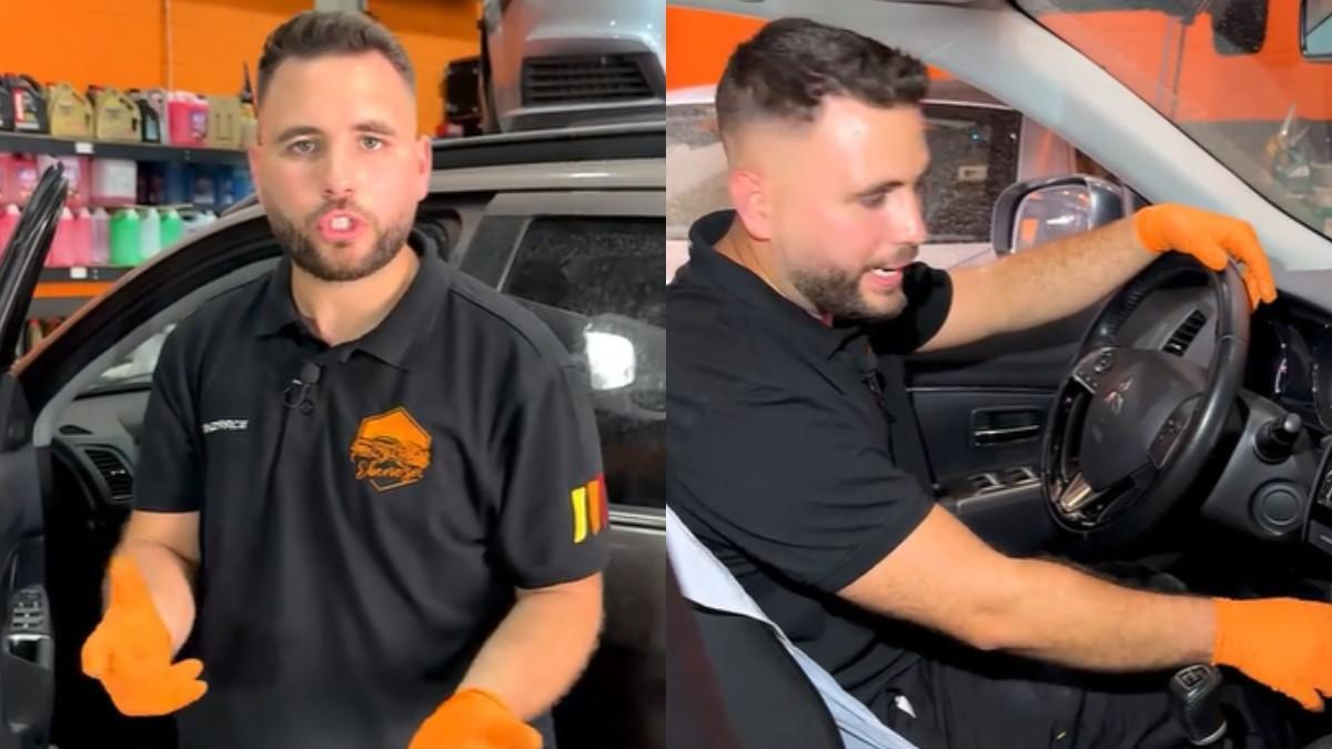 Un mecánico en TikTok.