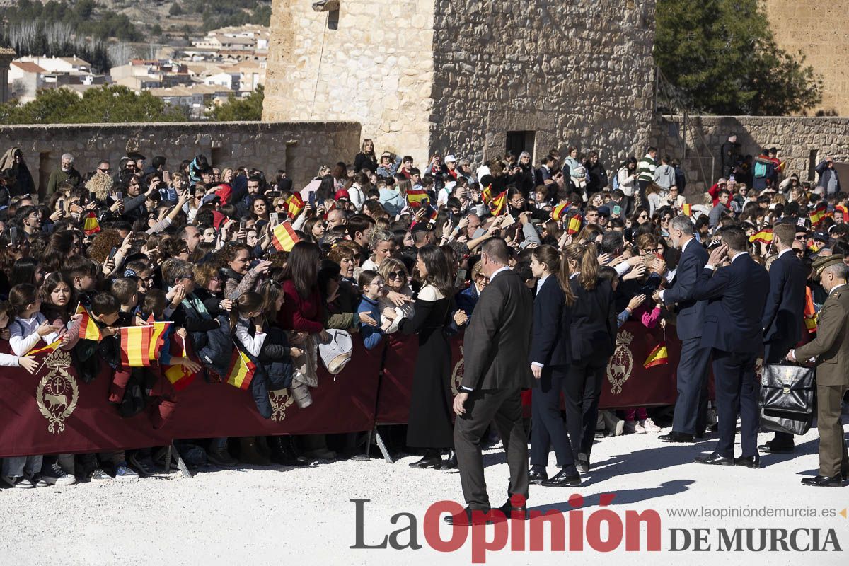 Visita de los reyes de España a Caravaca (explanada de la Basílica)