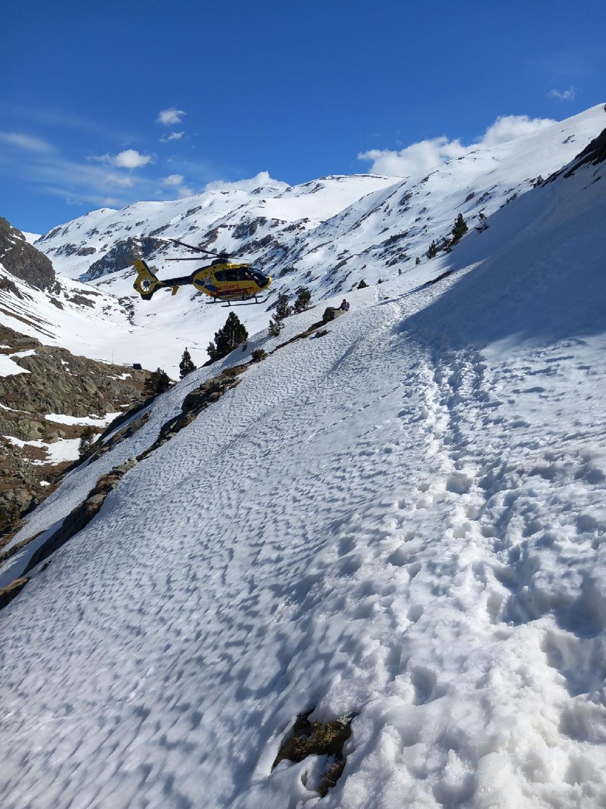 Rescat de dues persones a Queralbs
