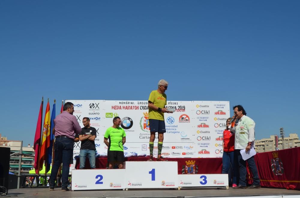 Ganadores de la Media Maratón de Cartagena