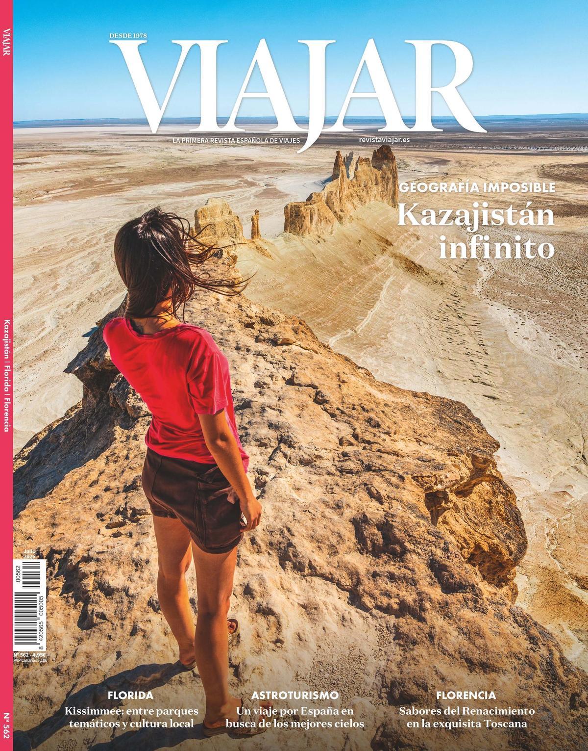 Portada VIAJAR julio de 2026, destino, Kazajistán.