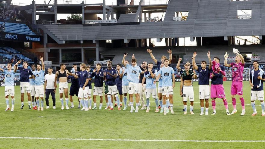 La goleada del Celta al Racing de Santander, en imágenes
