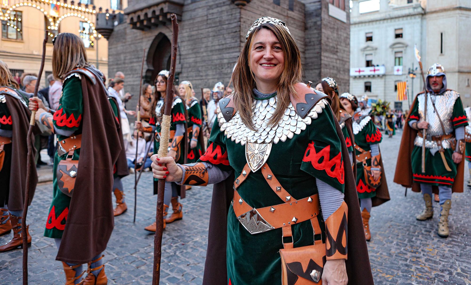 La solemne procesión marca el ecuador de la Trilogía en Alcoy