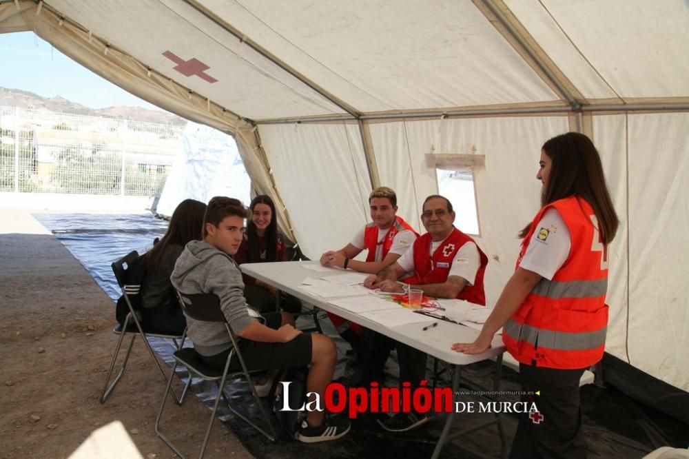 Simulacro en Lorca por inundaciones, terremoto y f