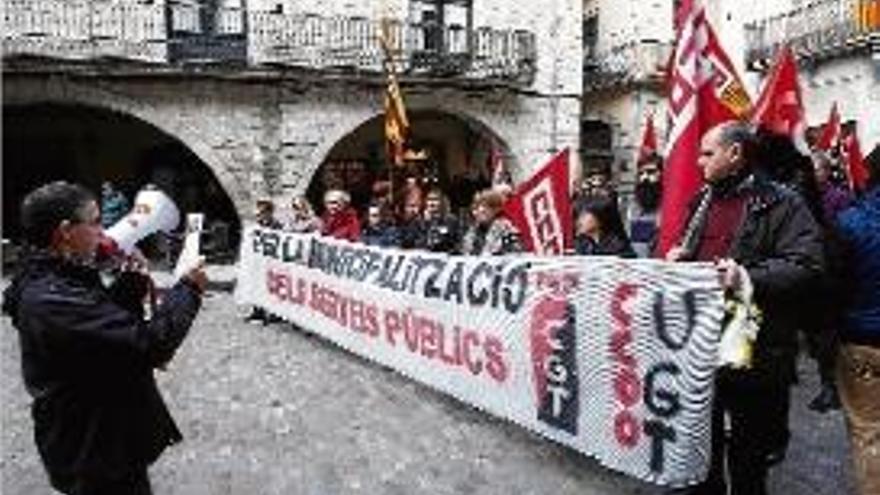 La plantilla d&#039;Eulen es manifesta per Girona