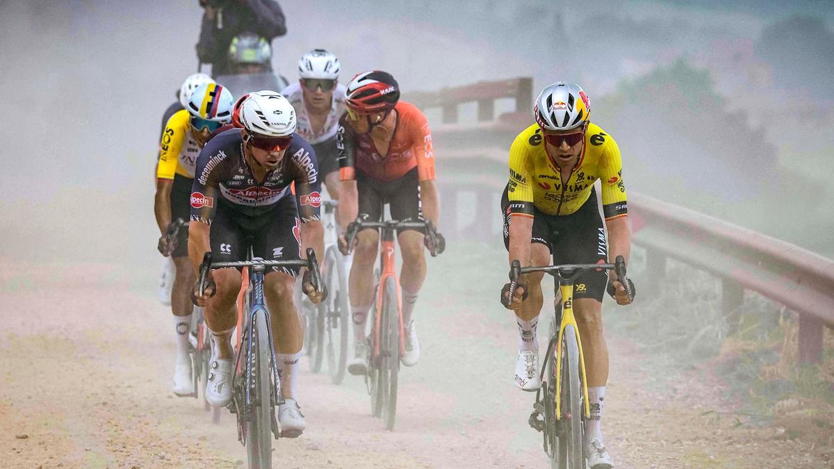 Van Aert, en la novena etapa del Giro
