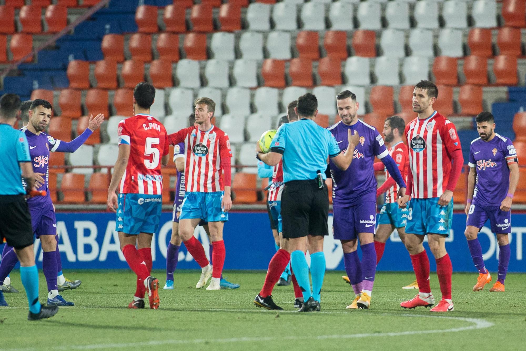 Partido del Sporting contra el Amorebieta