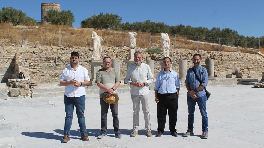 Las obras de preservación del foro de Torreparedones, en Baena, finalizarán en diciembre