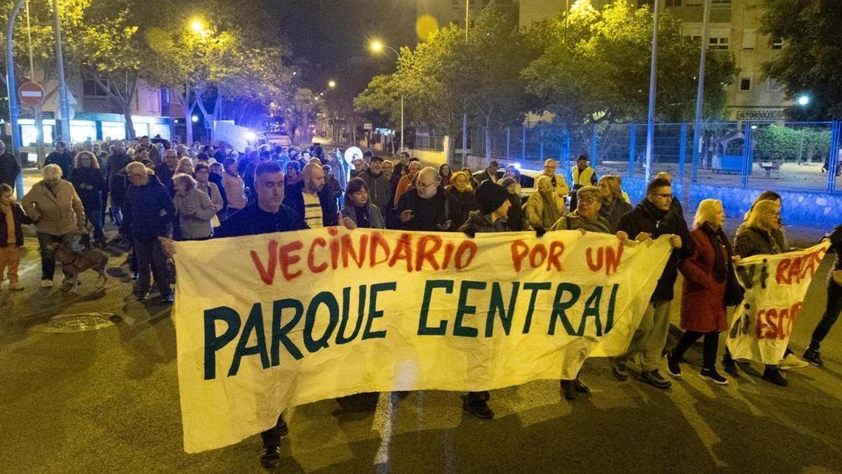 Los terrenos en los que se proyecta el futuro Parque Central de Alicante