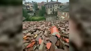 Los estragos de la tormenta en Torelló