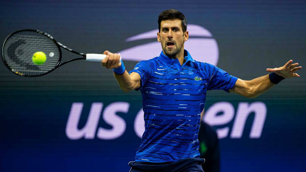 Djokovic, en un partido de una edición pasada del Abierto de EEUU.