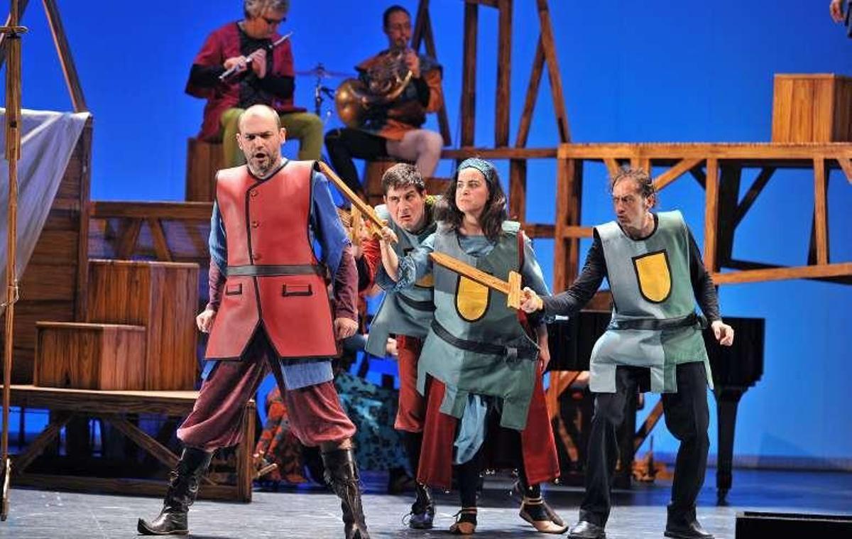 Un momento de la representación. // FdV