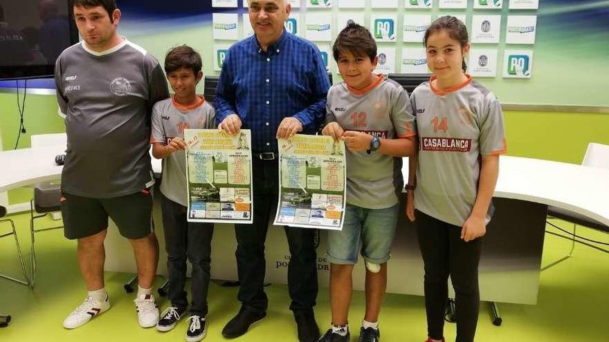 Presentación del torneo ayer en el Concello . // FDV