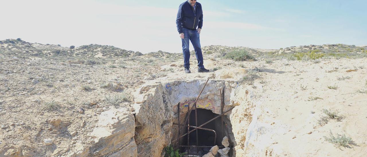 El «parche» temporal para impedir el paso al túnel subterráneo.