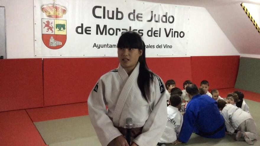 Raquel J. Sarmiento, judoka moralina