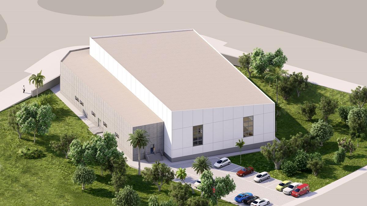 Así será el nuevo pabellón de gimnasia deportiva de la Palma - Palmilla.