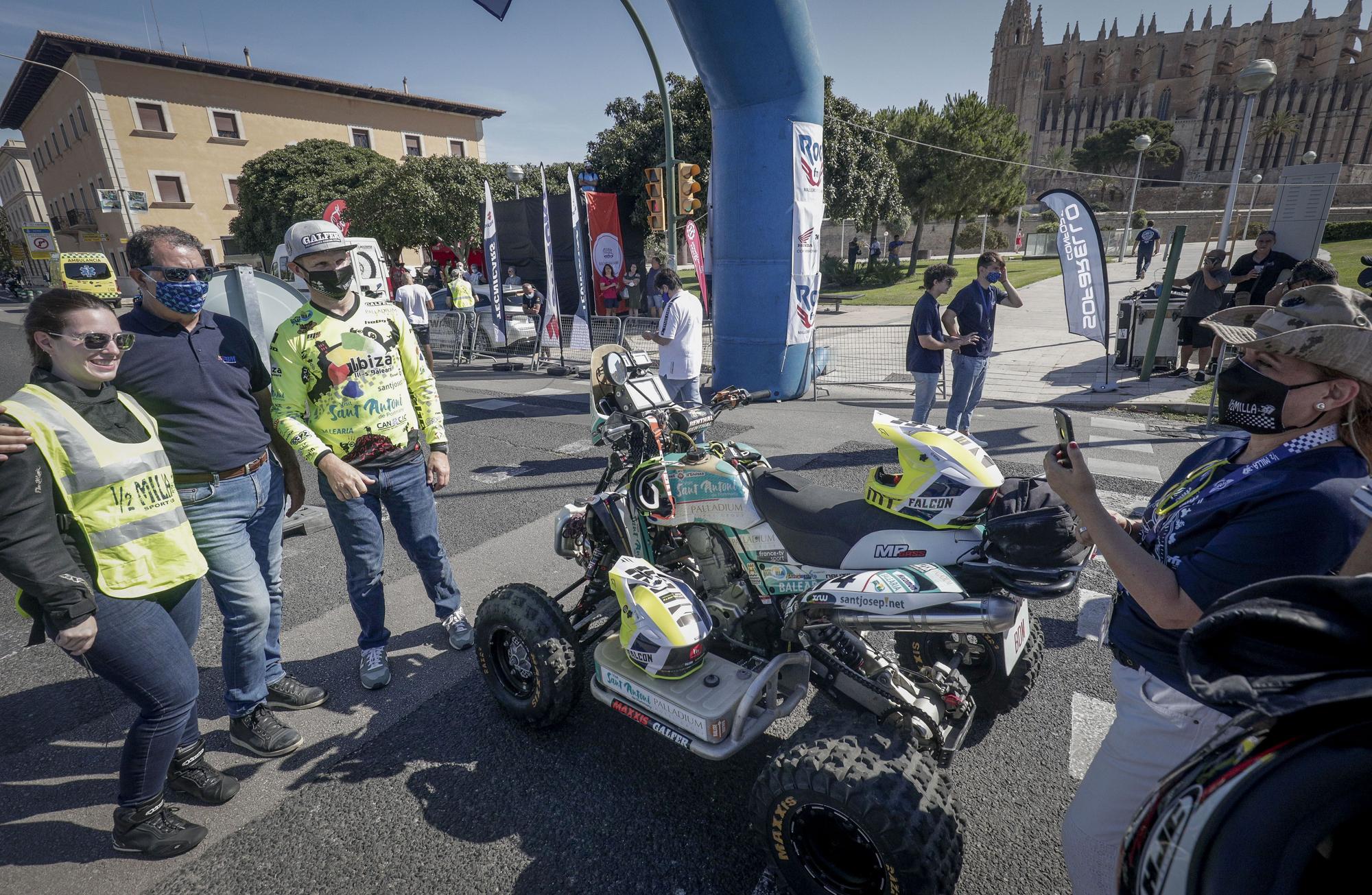 Más de 4.000 moteros rinden homenaje a Luis Salom