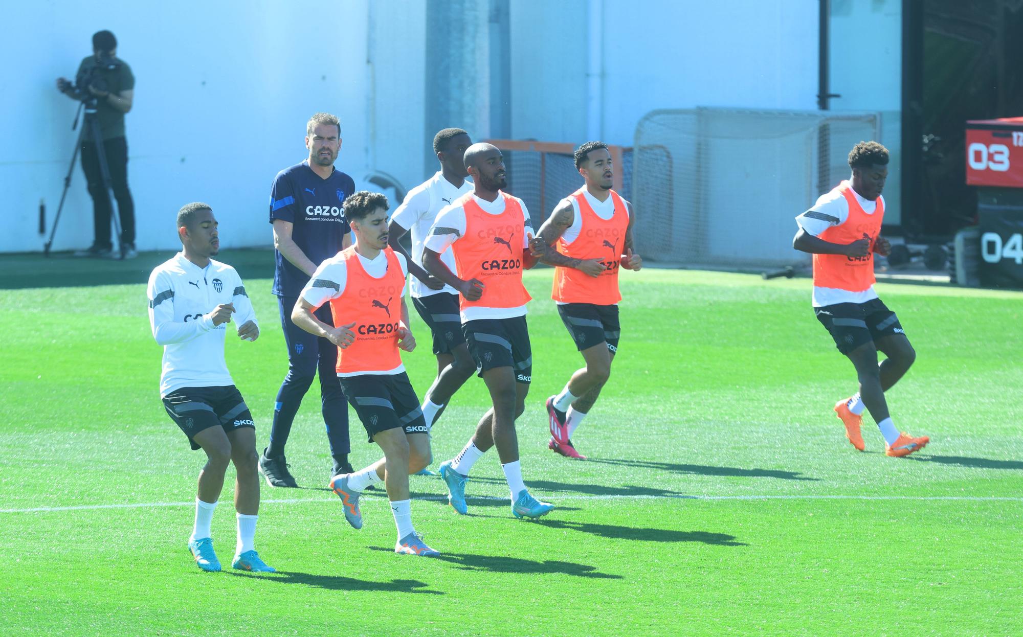 Así ha sido el entrenamiento del Valencia CF