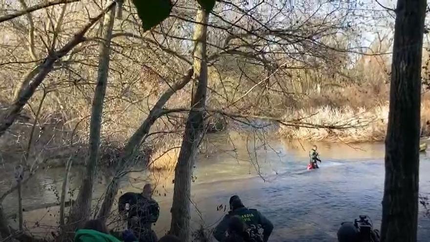 Los GEAS buscan en el río Duero dentro del dispositivo de búsqueda de la joven de Traspinedo (Valladolid).