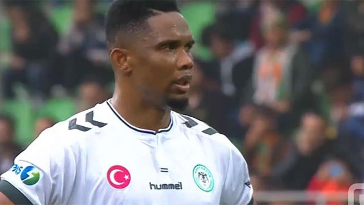 Eto'o se estrenó como goleador con el Konyaspor
