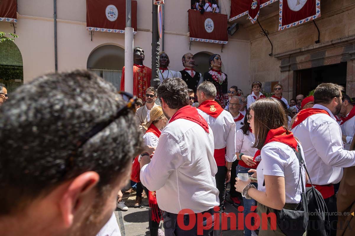 Moros y Cristianos en la mañana del dos de mayo en Caravaca