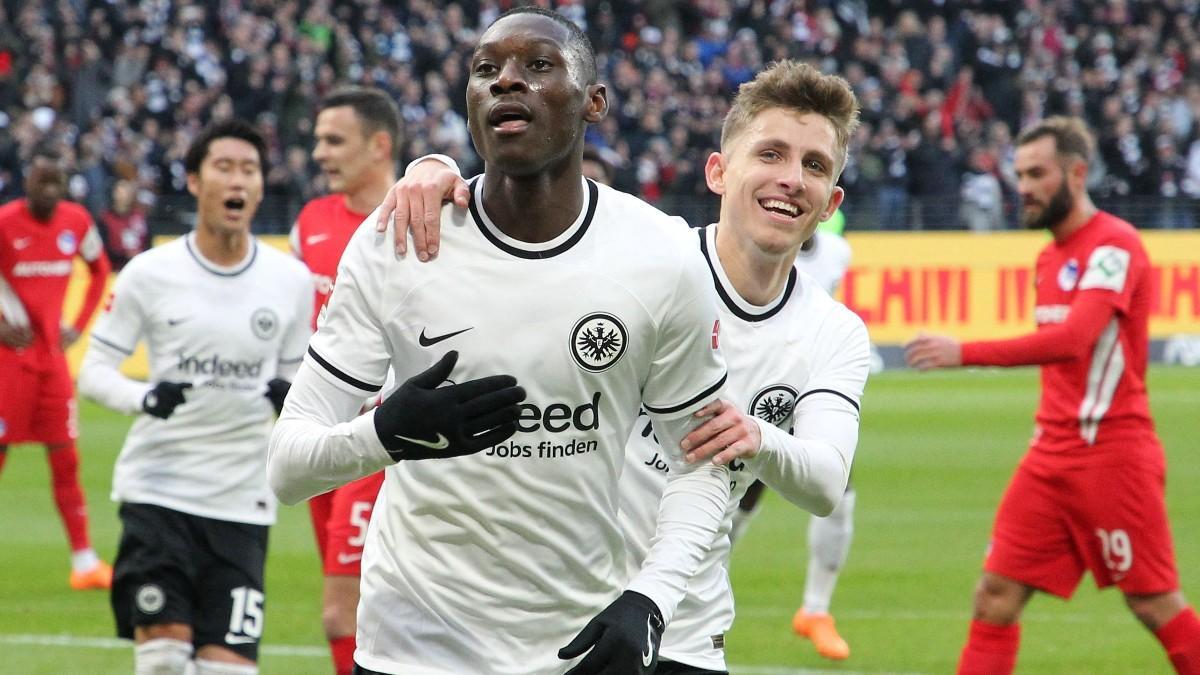 Kolo Muani, delantero del Eintracht Frankfurt