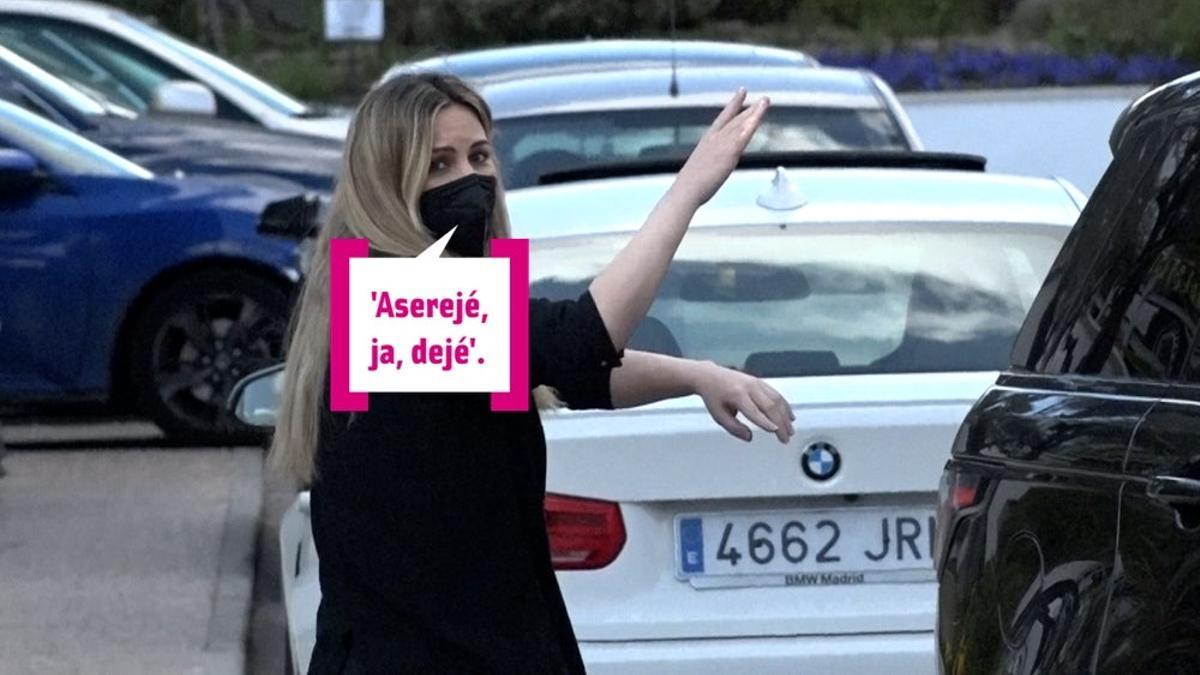 Edurne en el maletero del coche