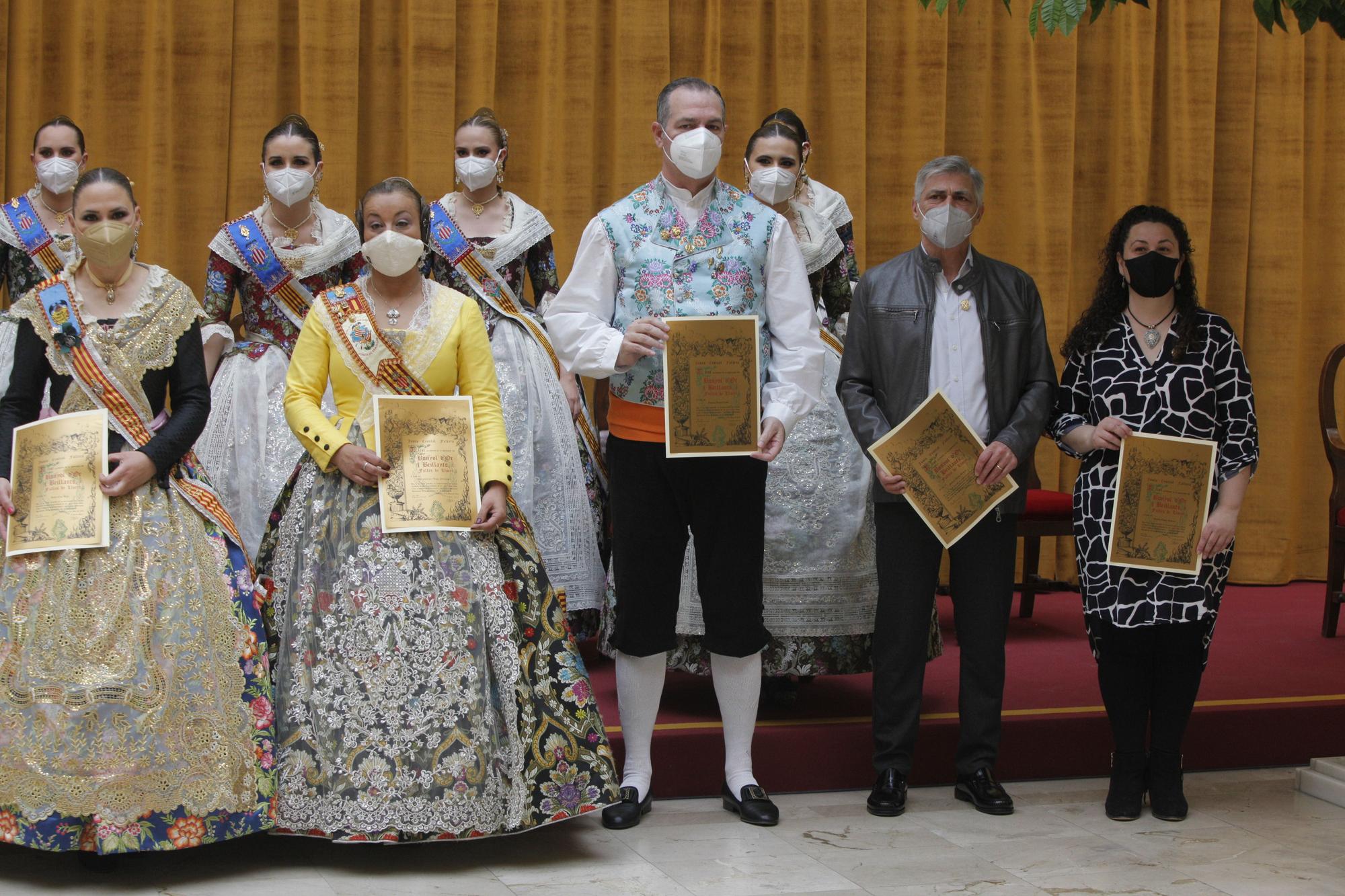 Las dos sesiones de homenaje de "brillants" en las fallas de Jesús