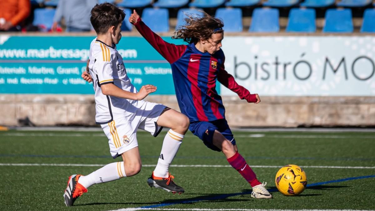 Agus Marcet es uno de los jugadores destacados del Sub-12 A del Barça