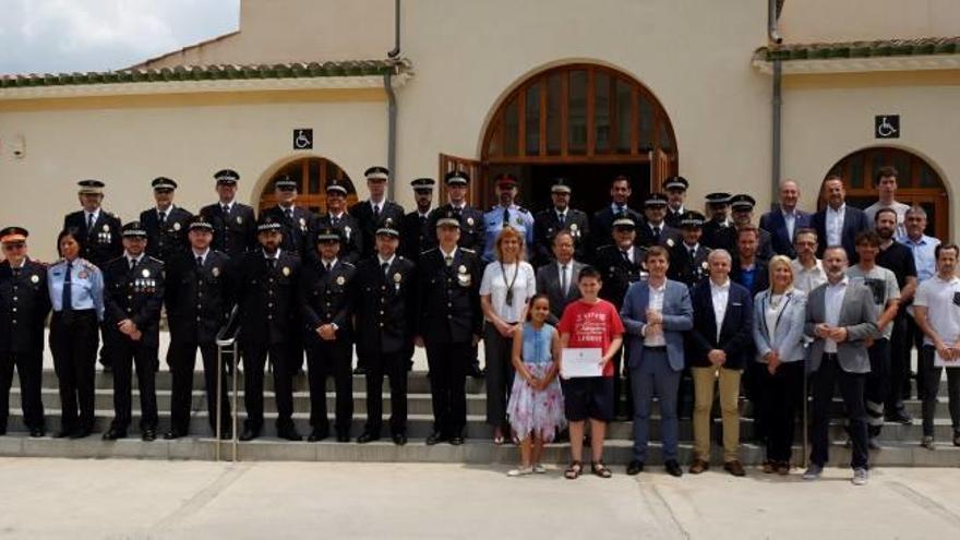 Figueres celebra el Dia de la Guàrdia Urbana als Caputxins.