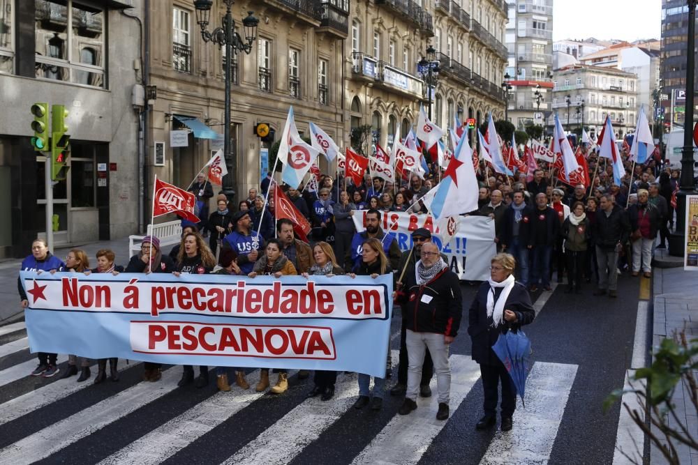 Huelga Pescanova en Vigo