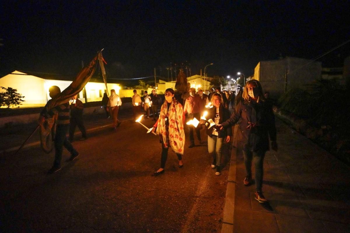 La Virgen de Luna regresa a su santuario desde Villanueva de Córdoba