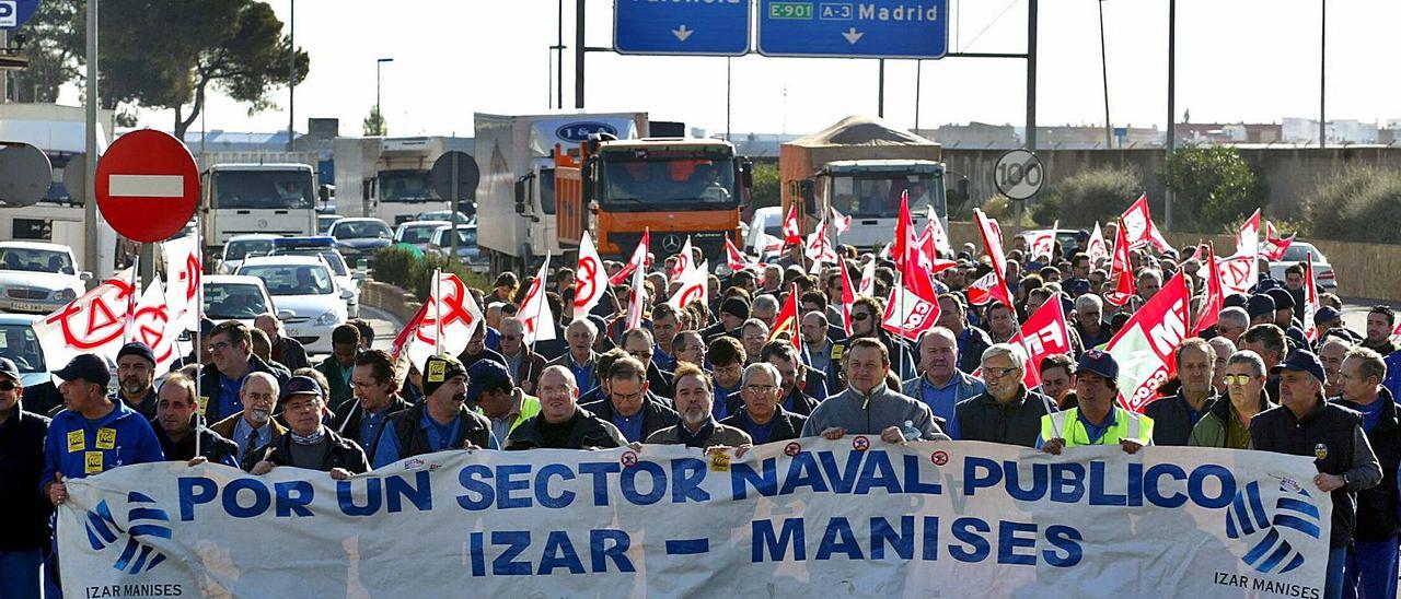 Corte de la A-3 durante
una manifestacion de 2004.
levante-emv | LEVANTE-EMV