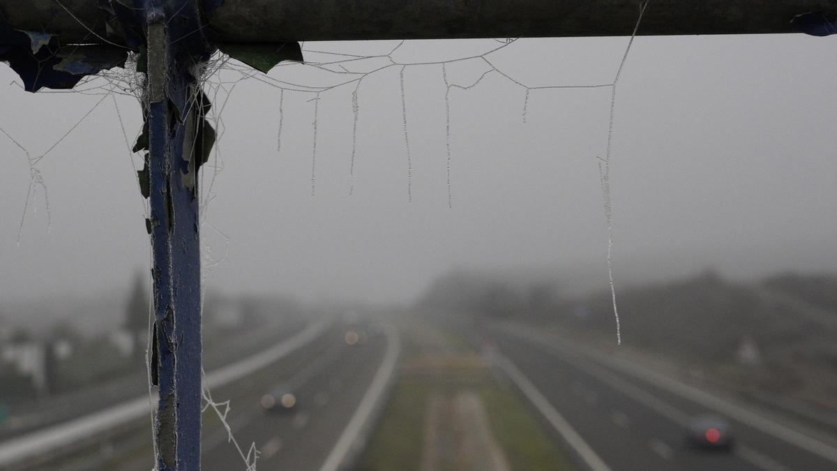 Niebla y frío en León.