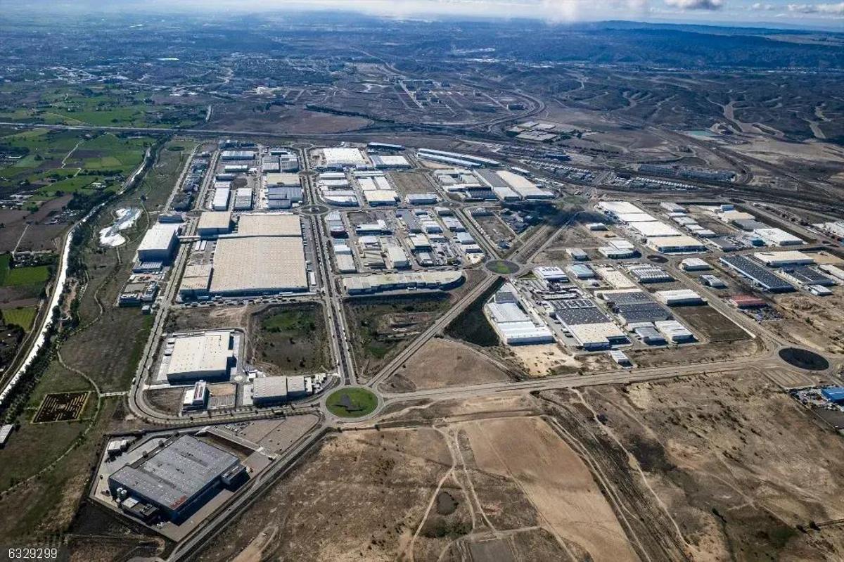 Vista aérea de la Plataforma Logística de Zaragoza (Plaza), donde se encuentra la nave de aduanas de la ciudad.