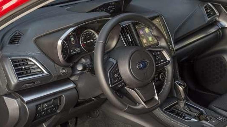 Interior del Impreza.