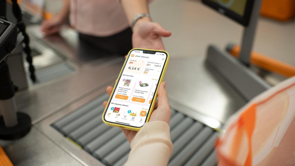 La aplicación de descuentos de Consum.