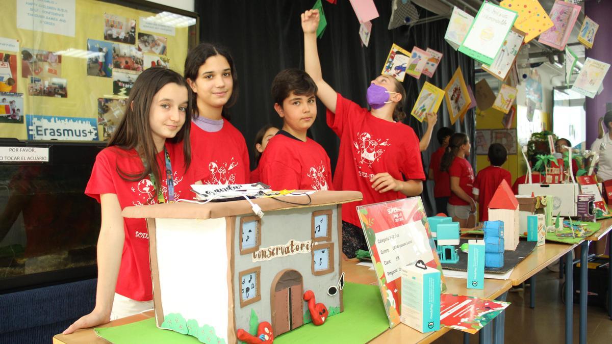 Alumnos del colegio Al-Yusana que han participado en el proyecto.