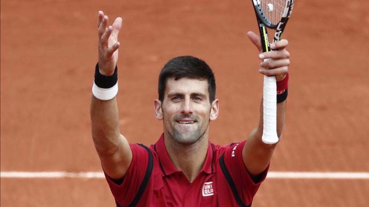 Novak Djokovic tiene una gran comunión con el público de París