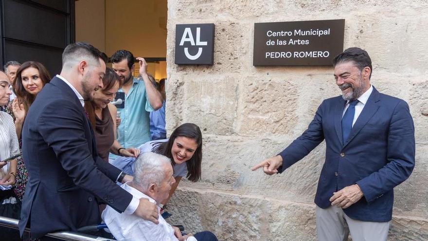 Ponen el nombre de Pedro Romero al Centro de Artes municipal de Alicante