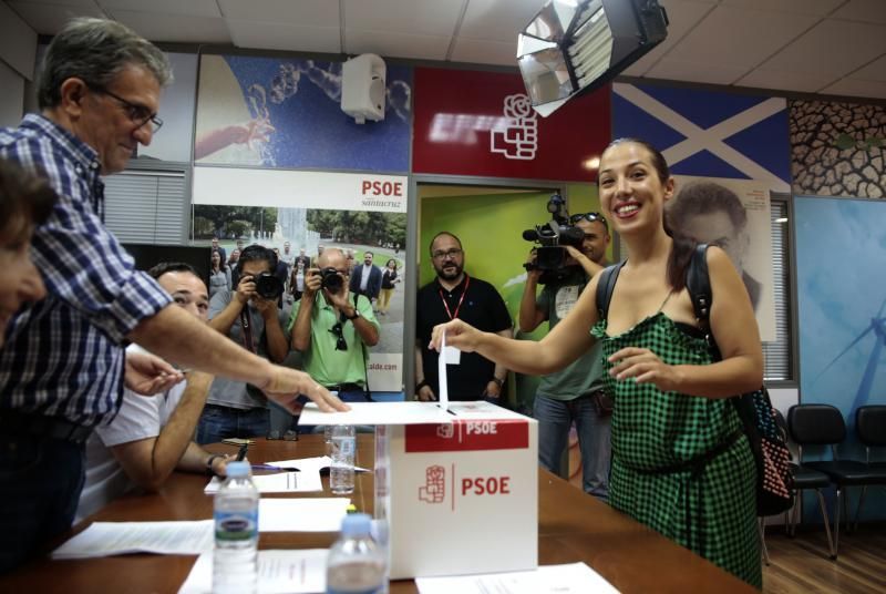 Votaciones primarias del PSOE en Tenerife